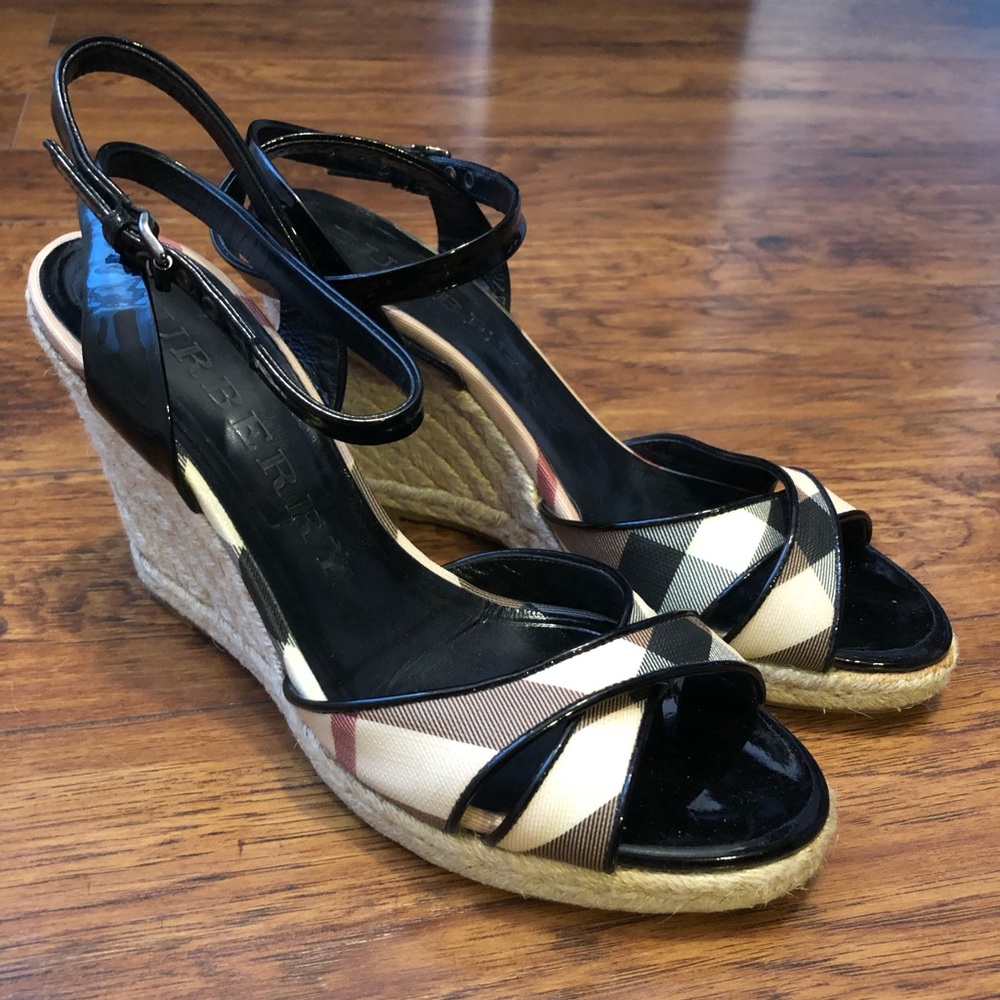 Burberry Nova Wedge Espadrille